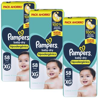SET 3 PACK PAMPERS BABYDRY