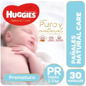 Miniatura 1 de 1 de Pañales Huggies Supreme Care Prematuro (pr) Hasta 2,2 Kg 30u