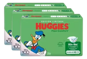 Imagen destacada de 3 Pañales Huggies Flexi Comfort M G Xg Xxg Xxxg Xtra-flex