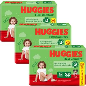 combo huggies flexi comfort x3 talle XG