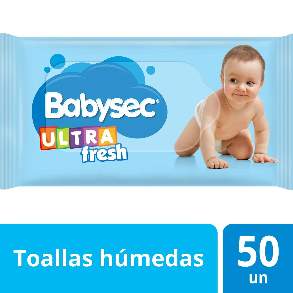 Imagen 2 de 2 de Toallitas Húmedas Babysec Bebe Ultra Fresh x 50 unidades