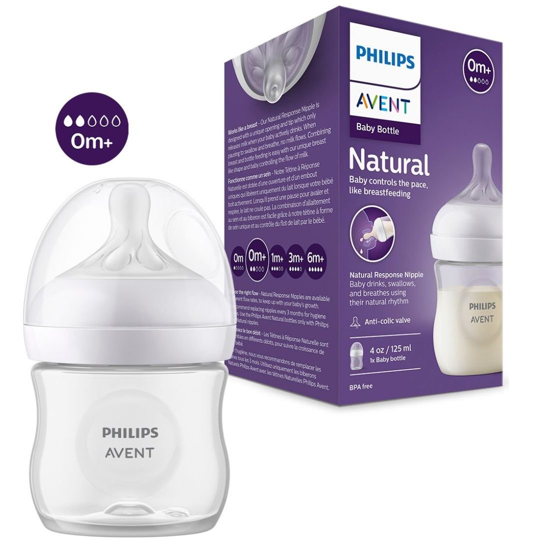 Imagen 1 de 5 de Mamadera Philips Avent Natural Response 125ml SCY900/01