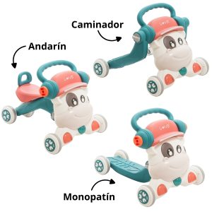 Miniatura 2 de 3 de Caminador Love 3 En 1 Andarin Monopatin Pata Pata Sonido Luz