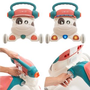 Miniatura 3 de 3 de Caminador Love 3 En 1 Andarin Monopatin Pata Pata Sonido Luz