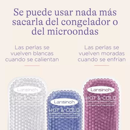 Imagen 2 de 6 de Compresas Terapeuticas Posparto Frio Calor Lansinoh