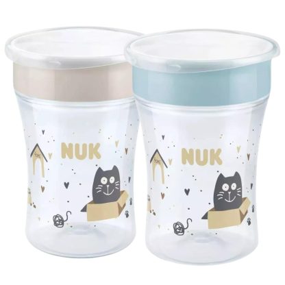 Imagen 1 de 3 de Vaso Nuk Magic Cup 360° +8m Cat Gog