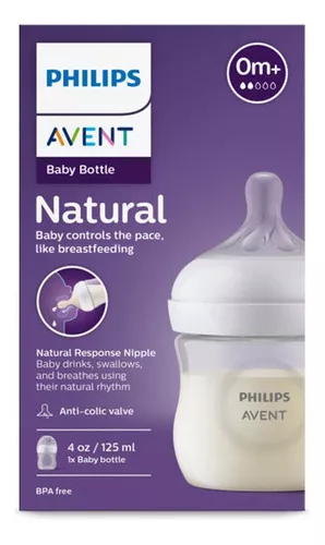 Imagen 4 de 5 de Mamadera Philips Avent Natural Response 125ml SCY900/01