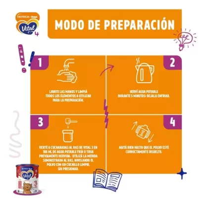 Imagen 2 de 2 de Leche en polvo Vital 3 (a partir del año) - Pouch de 1 kg