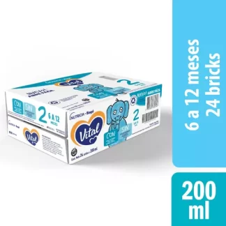 Imagen 1 de Vital 2 En Brick 24 Unidades De 200ml - 6 A 12 Meses