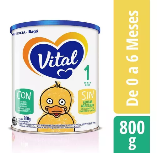 Imagen 4 de 6 de Leche en polvo Vital 1 (0 a 6 meses) - Lata de 800g 