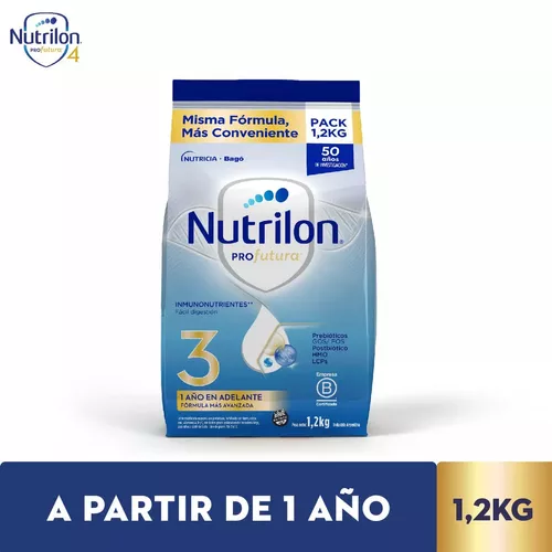 Imagen 1 de 3 de Leche en polvo Nutrilon Profutura 3 - Pouch 1,2 kg