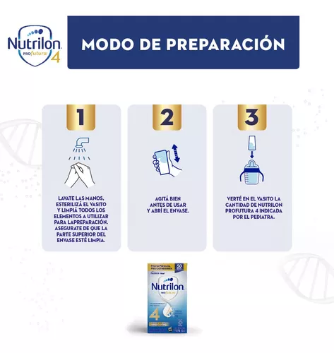 Imagen 3 de 6 de Leche de fórmula líquida Nutrilon Profutura 4 - Brick 1L