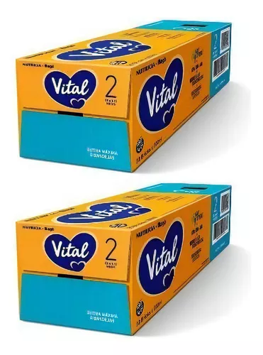 Imagen 6 de 7 de Leche de fórmula líquida Vital 2 (6 a 12 meses) - Brick de 200 mL