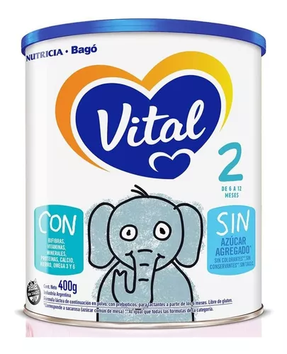 Imagen 4 de 5 de Leche en polvo Vital 2 (6 a 12 meses) - Lata 800g