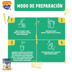 Miniatura 3 de 4 de Leche en polvo Vital 1 (0 a 6 meses) - Pouch de 1 kg