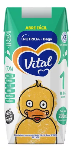 Imagen 7 de 7 de Leche de fórmula líquida Vital 1 (0 a 6 meses) x 24 bricks de 200 ml