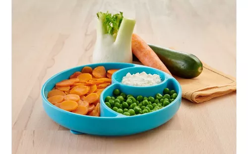 Imagen 4 de 4 de Plato De Silicona Bebé Con Divisiones Take Eat Easy Chicco