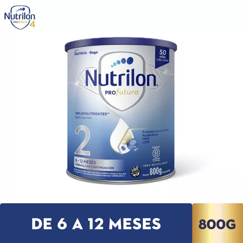 Imagen 1 de 3 de Leche en polvo Nutrilon Profutura 2 en lata de 1 de 800g - 6  a 12 meses