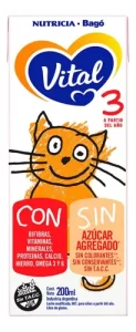Miniatura 4 de 5 de Leche de fórmula líquida Vital 3 (a partir del año) - Brick de 200 mL