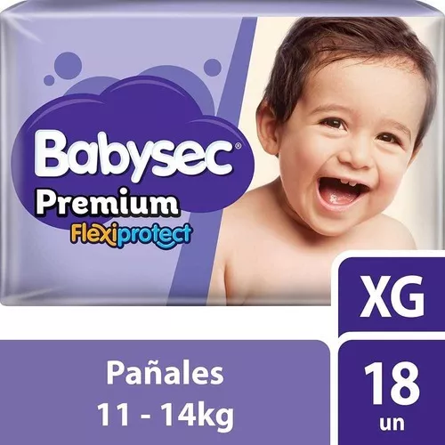 Imagen 1 de 3 de Pañales Babysec Premium Tanga XG x 18 unidades