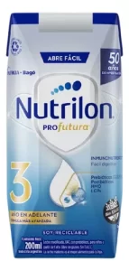 Miniatura 1 de 1 de Leche de fórmula líquida Nutrilon Profutura 3 (a partir del año) - Brick de 200 mL