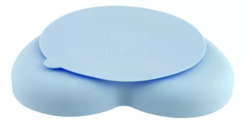 Imagen 3 de 4 de Plato De Silicona Bebé Chicco Con Sopapa Adherente Easy Plate