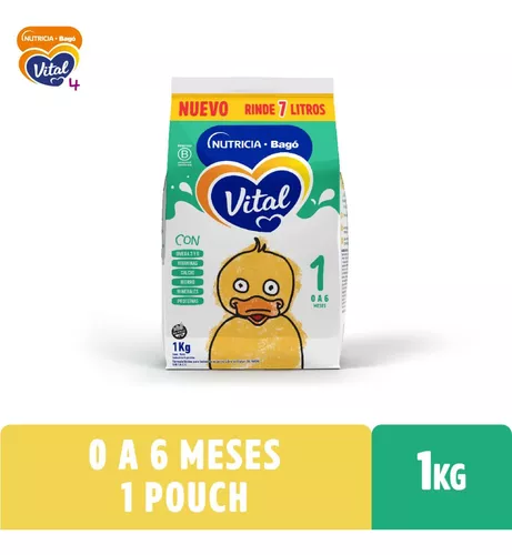 Imagen 1 de 4 de Leche en polvo Vital 1 (0 a 6 meses) - Pouch de 1 kg