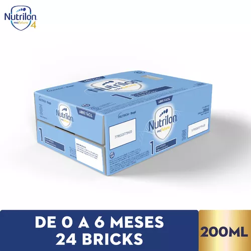 Imagen 1 de 5 de Leche de fórmula líquida Nutrilon 1 Profutura (0 a 6 meses) x 24 bricks de 200ml