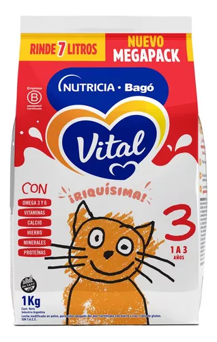 Imagen 1 de Vital 3 Leche De Fórmula En Polvo Pouch 1000 Gr