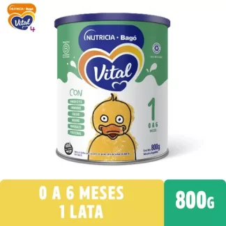 Imagen 1 de Vital 1 leche de fórmula en polvo nutricia bagó en lata de 800g 0 a 6 meses