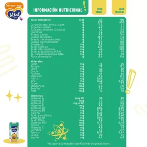 Miniatura 2 de 4 de Leche de fórmula líquida Vital 1 (0 a 6 meses) - Brick de 200 mL