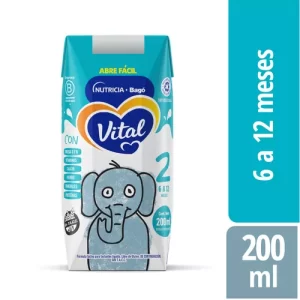 Miniatura 4 de 6 de Leche de fórmula líquida Vital 2 (6 a 12 meses) x 24 bricks de 200 ml