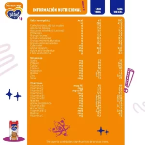 Miniatura 3 de 5 de Leche de fórmula líquida Vital 3 (a partir del año) - Brick de 200 mL