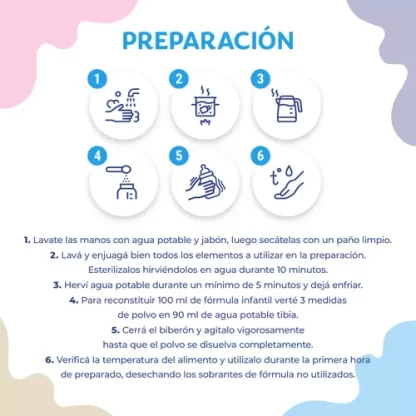 Imagen 5 de 5 de Leche en polvo SanCor Bebe Advanced 2 (Lata x 800g)