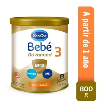 Imagen 1 de Sancor Bebe Advanced Formula Infantil Etapa 3 Lata X 800 Gr