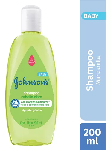 Shampoo para bebé Johnson's Cabello Claro 200ml