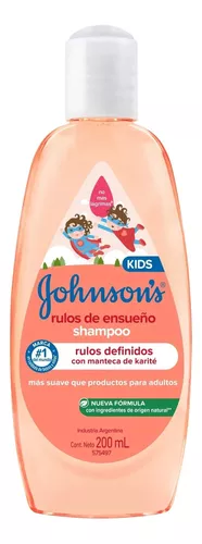 Imagen 2 de 3 de Shampoo Johnson´s Kids Rulo De Ensueño Rulos Definidos 200ml