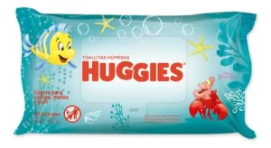 Miniatura 3 de 3 de Toallitas Húmedas 4 en 1 Huggies Versión La Sirenita x 80 unidades