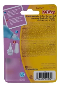 Miniatura 3 de 7 de Nuby Aspirador Nasal Y Jeringa Para Oído Cuidado Personal +0m