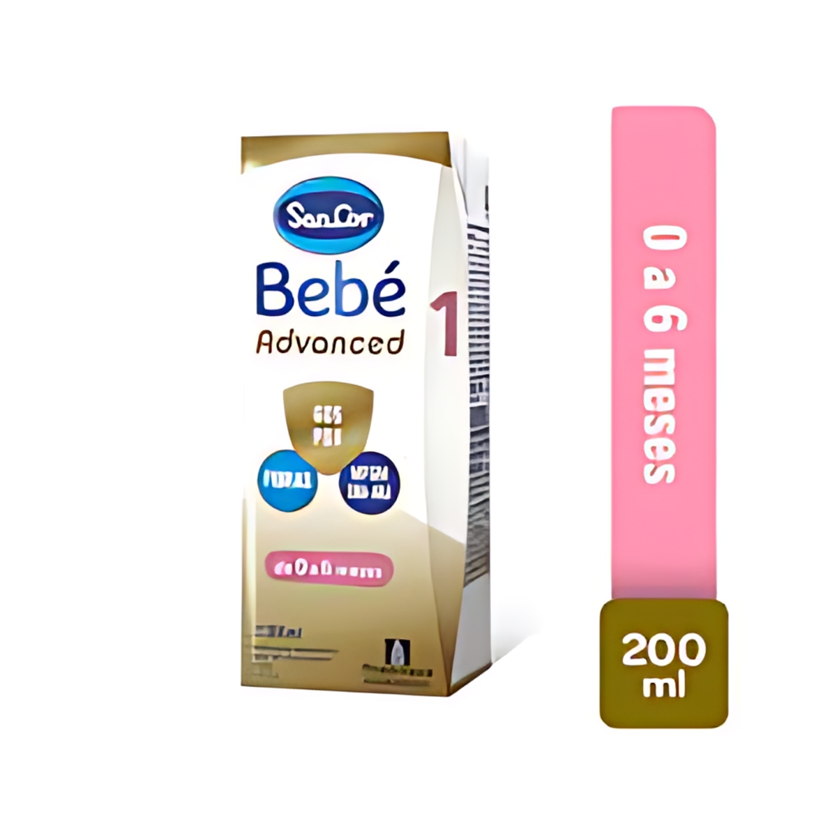 Imagen 3 de 3 de Leche SanCor Bebe Advanced 1 brick x 200ml (pack x12 unidades)