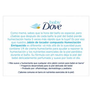 Miniatura 3 de 5 de Jabón Para Bebe Dove Baby Humectación Enriquecida 75g