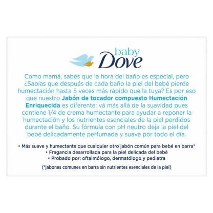 Imagen 3 de 5 de Jabón Para Bebe Dove Baby Humectación Enriquecida 75g
