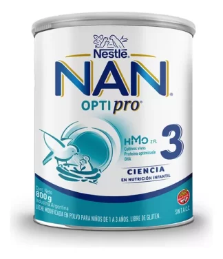 Imagen 1 de Nan 3 Optipro Hmo X800g Sabor Vainilla