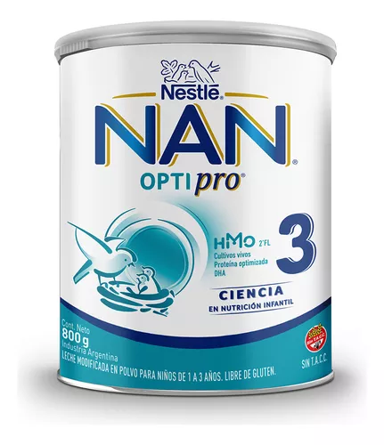 Imagen 1 de 1 de Leche en polvo NAN Optipro 3  (Lata x 800gr)