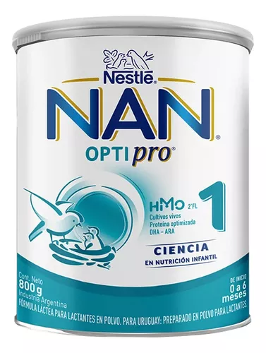 Imagen 1 de 1 de Leche en polvo NAN Optipro 1 (Lata x 800gr)