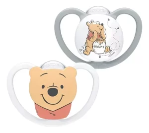Miniatura 2 de 5 de Set 2 Chupetes Nuk Space Winnie The Pooh (0 a 6 meses)