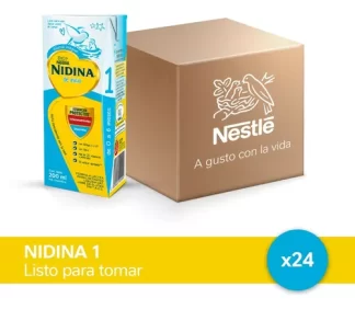 Imagen 1 de Leche Liquida Nestle Nidina 1 Brick 200ml 0 A 6 Meses X24u