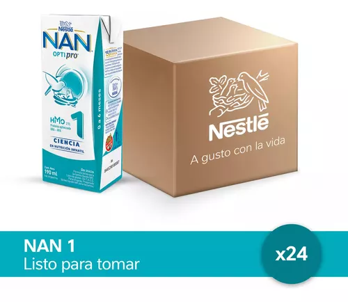 Imagen 1 de 4 de Leche de fórmula líquida NAN Optipro 1 (24 bricks x 190mL)