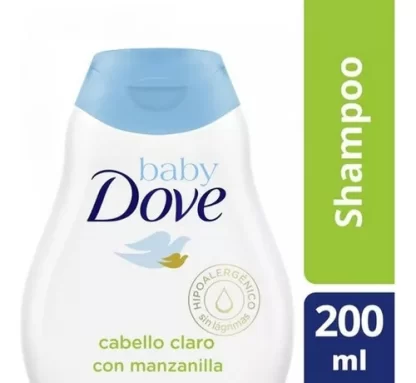 Imagen 3 de 4 de Shampoo Baby Dove Humectación Enriquecida Cabellos Claros x 200mL