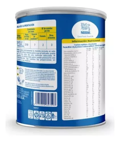 Imagen 2 de 2 de Leche en polvo Nestlé® Nidina 3 (Lata x 800 grs)